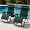 Best Choice Products Set of 2 Extra Wide Zero Gravity Lounge Chair Recliners w/ Cup Holder